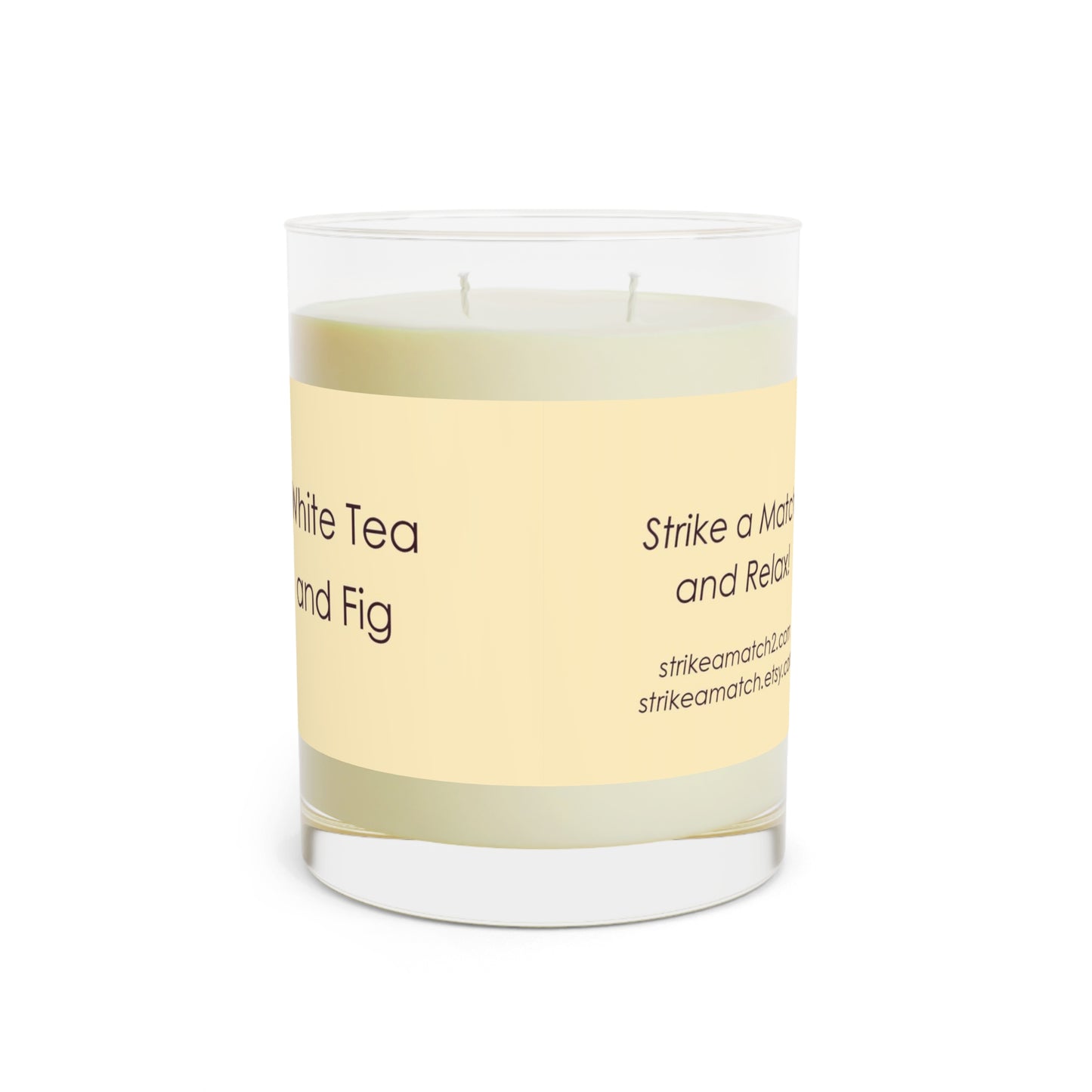 Hand-Poured Scented Soy Wax Candle, 11 oz Glass Jar