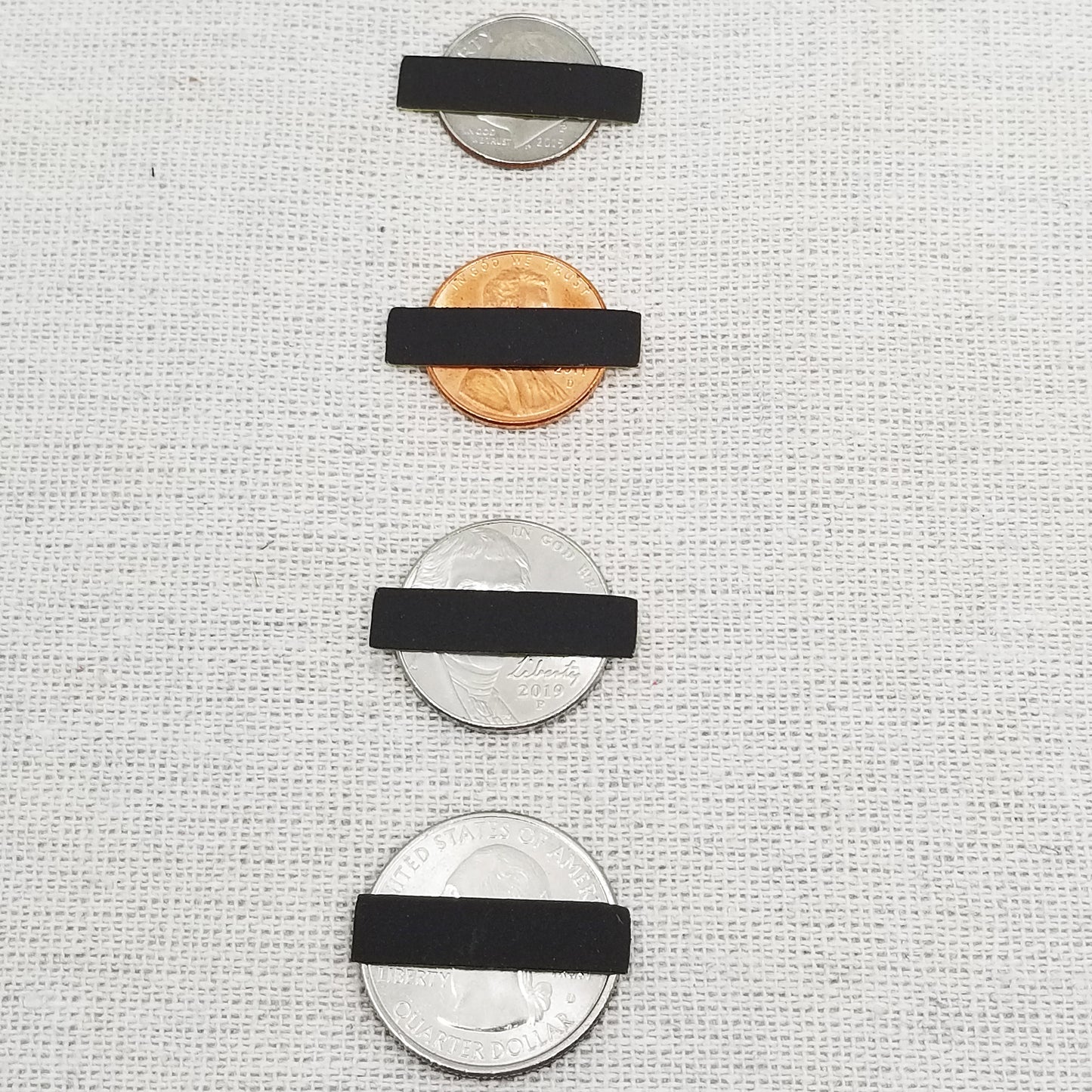 Rectangle Match Strikers 0.25" x 1.00"