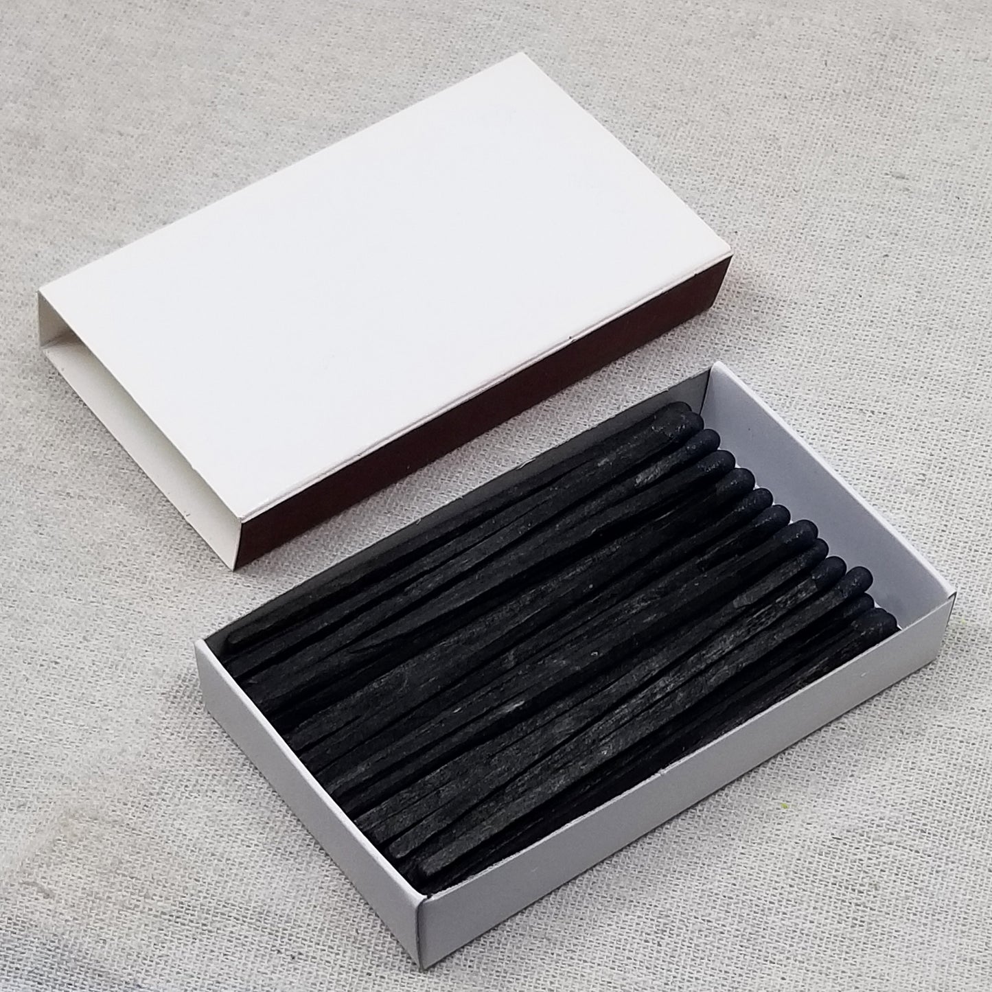 4" Matchsticks - Black on Black